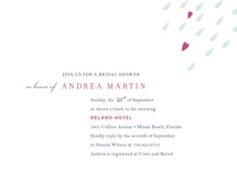 Love is in the Air Bridal Shower Invitations