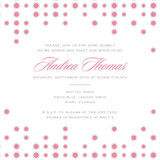 Lovely Bubbly Bridal Shower Invitations