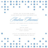 Lovely Bubbly Bridal Shower Invitations