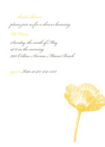 Modern Devotion Bridal Shower Invitations