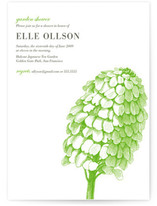 Modern Day Garden Party Bridal Shower Invitations
