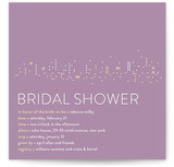 Night Lights Bridal Shower Invitations