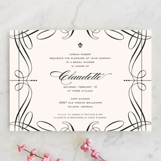 Opera Bridal Shower Invitations