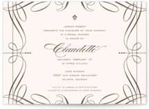 Opera Bridal Shower Invitations