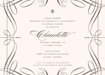 Opera Bridal Shower Invitations
