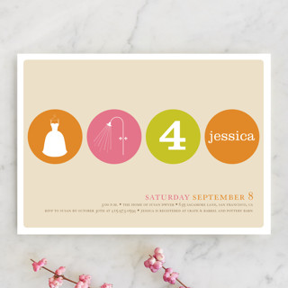 Polka Dot Bridal Shower Invitations