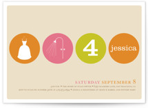 Polka Dot Bridal Shower Invitations