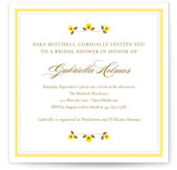 Petite Fleur Bridal Shower Invitations