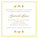 Petite Fleur Bridal Shower Invitations