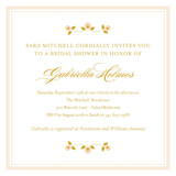 Petite Fleur Bridal Shower Invitations