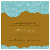 Pearls on a String Bridal Shower Invitations