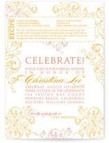 Recipe Bridal Shower Invitations