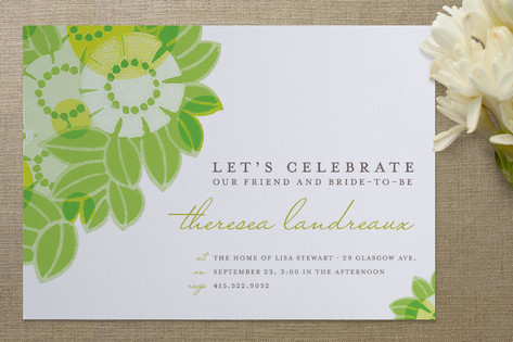 Bridal Shower Invitation Wording Example: Let's Celebrate our friend ...