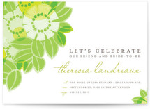 Flower Collage Bridal Shower Invitations