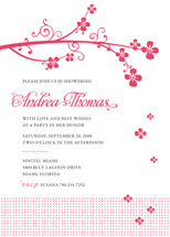 Sweet Blossom Bridal Shower Invitations