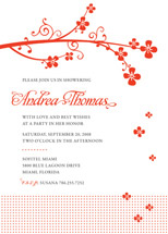 Sweet Blossom Bridal Shower Invitations