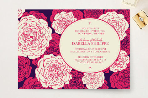 Sweetly Florals Bridal Shower Invitations