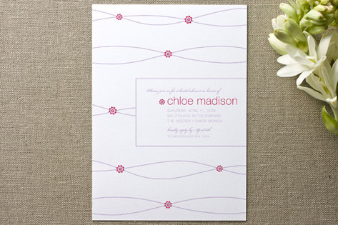 Swell Bridal Shower Invitations