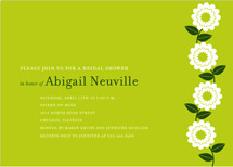 Spring Soiree Bridal Shower Invitations