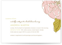Simple Sophisticate Bridal Shower Invitations