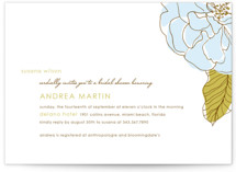 Simple Sophisticate Bridal Shower Invitations