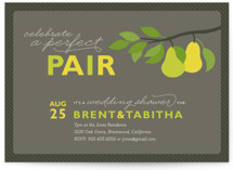 Perfect Pair Bridal Shower Invitations