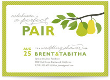 Perfect Pair Bridal Shower Invitations