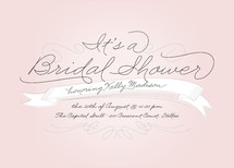 Perfect Penmanship Bridal Shower Invitations