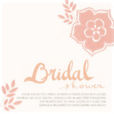 Blue Elegance Bridal Shower Invitations