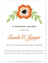 Precious Poppy Bridal Shower Invitations