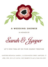 Precious Poppy Bridal Shower Invitations