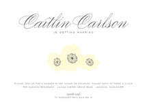Ethereal Bloom Bridal Shower Invitations