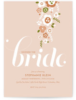 Shower of Flowers Bridal Shower Invitations