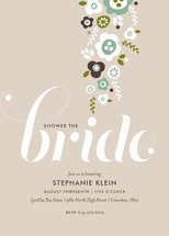 Shower of Flowers Bridal Shower Invitations
