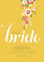 Shower of Flowers Bridal Shower Invitations