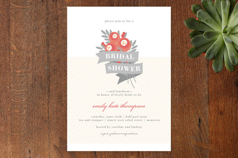 Posie-tively Pretty Bridal Shower Invitations