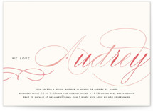 Blushing Bride Bridal Shower Invitations