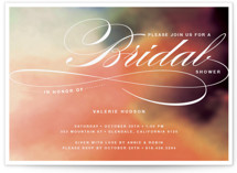 Soft Watercolor Bridal Shower Invitations