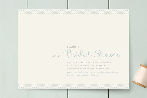 Dainty Dip Bridal Shower Invitations