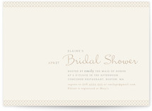 Dainty Dip Bridal Shower Invitations