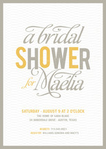 Jolie Bridal Shower Invitations