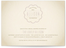 Bonne Amie Bridal Shower Invitations