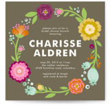 Garden Party Bridal Shower Invitations