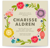 Garden Party Bridal Shower Invitations