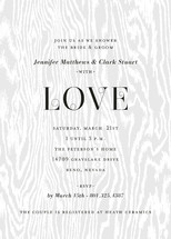 Central Park West Bridal Shower Invitations