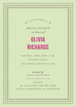 Champs-Élysées Bridal Shower Invitations