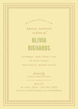 Champs-Élysées Bridal Shower Invitations