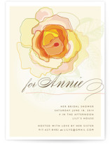 Rose Blush Bridal Shower Invitations