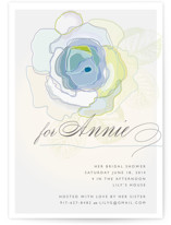 Rose Blush Bridal Shower Invitations