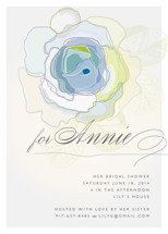 Rose Blush Bridal Shower Invitations